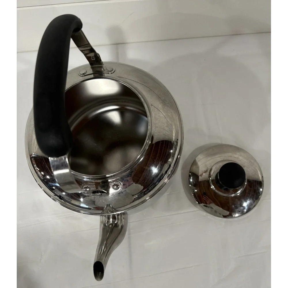 MARTHA STEWART For Macy's 4.2 QT. Heavy Gauge Stainless Steel Tea Kettle